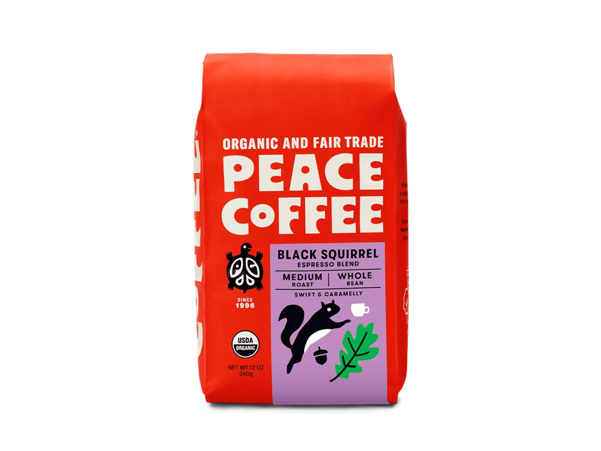 Black Squirrel — published by Peace Coffee