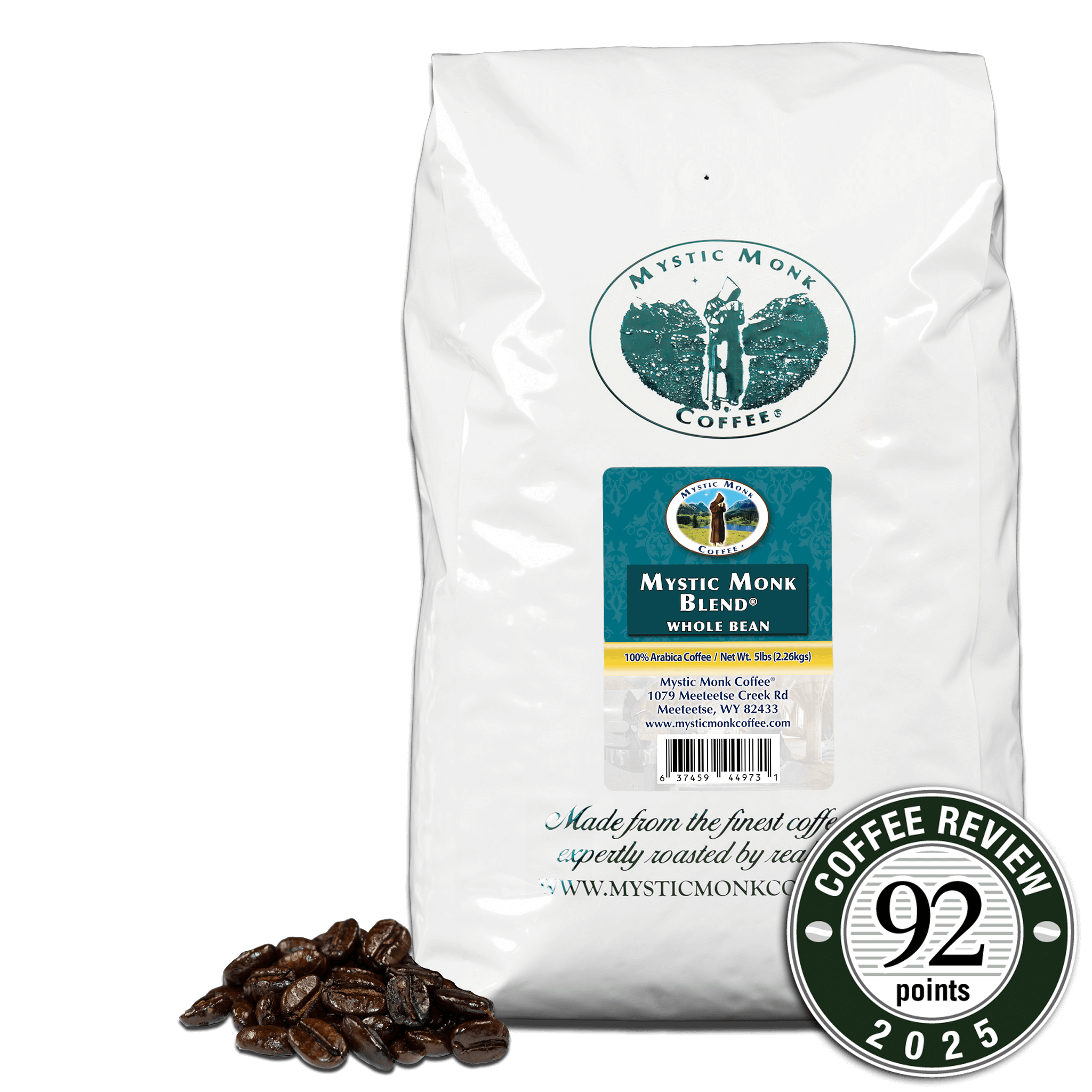 Mystic Monk Blend 5lb — published by Mystic Monk Coffee