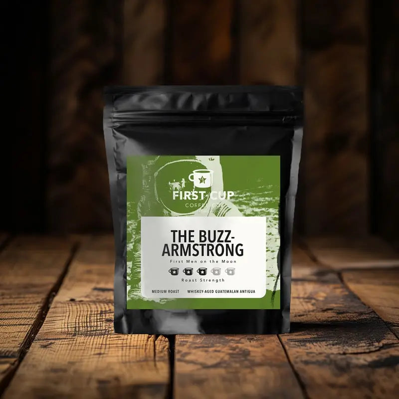 The Buzz Armstrong - 5 Lb Bag — published by First Cup Coffee Co