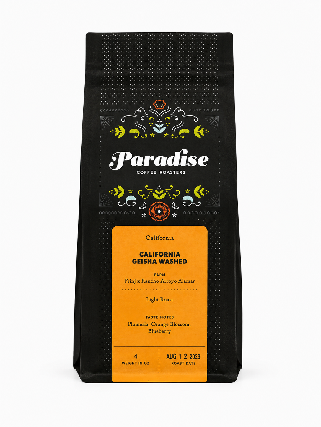 California Geisha Washed — Rancho Arroyo Alamar × Frinj — published by Paradise Coffee Roasters