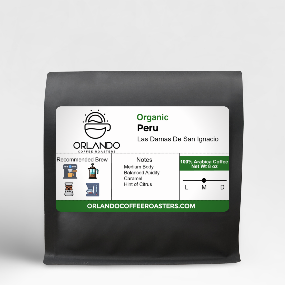 Organic Fair Trade Peru Las Damas de San Ignacio — published by Orlando Coffee Roasters