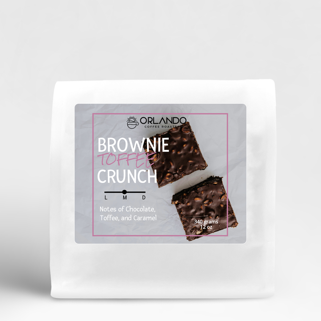 Brownie Toffee Crunch Coffee — published by Orlando Coffee Roasters