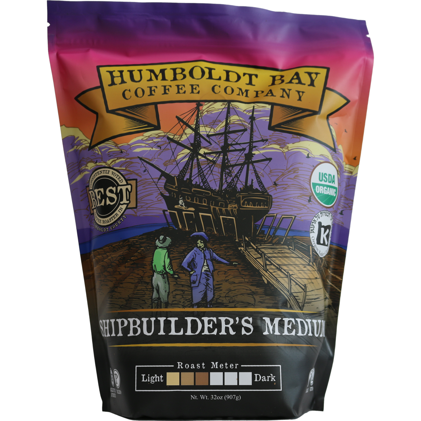 Organic Shipbuilder's Medium Roast Coffee 2lbs — published by Humboldt Bay Coffee