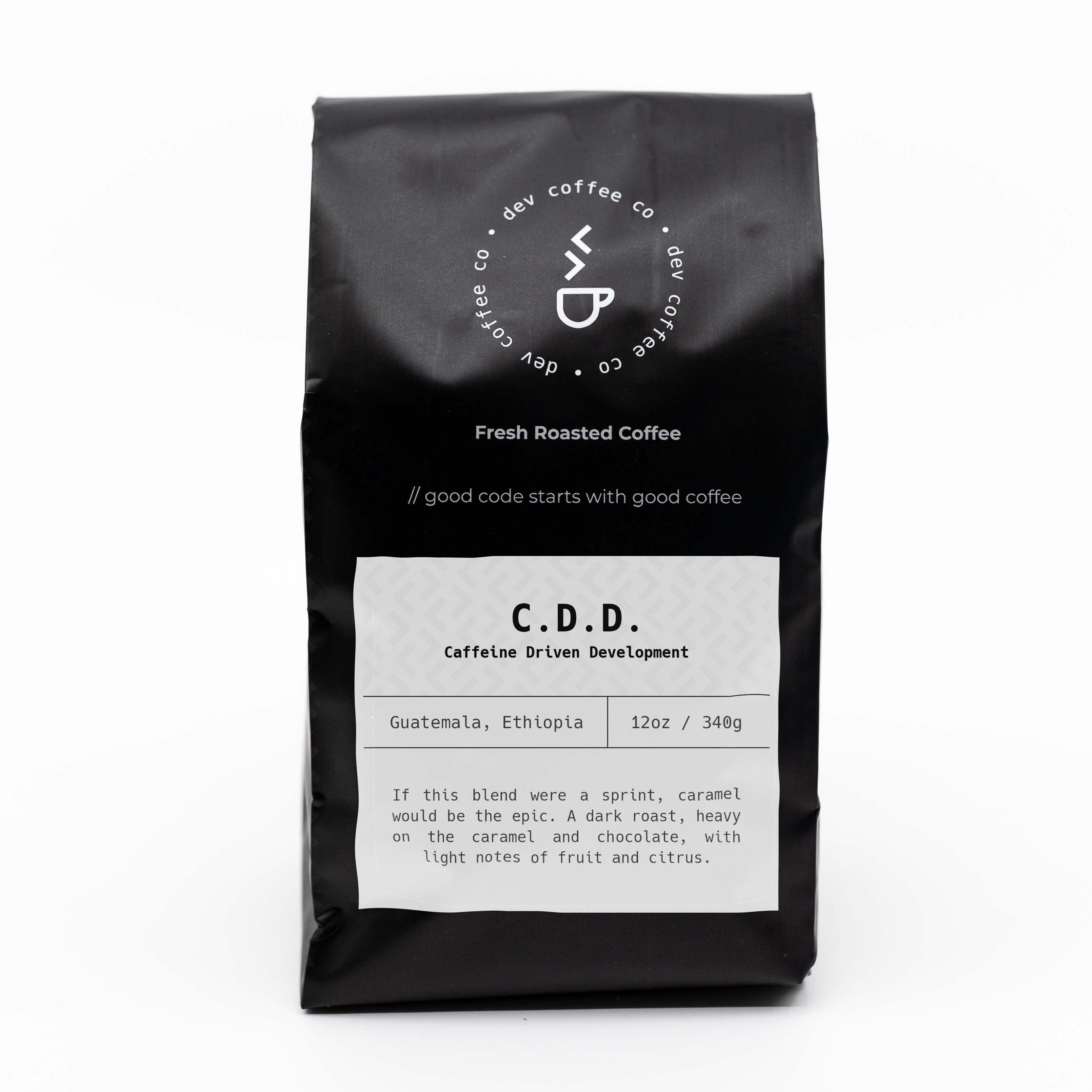 C.D.D. - Caffeine Driven Development — published by Dev Coffee Co