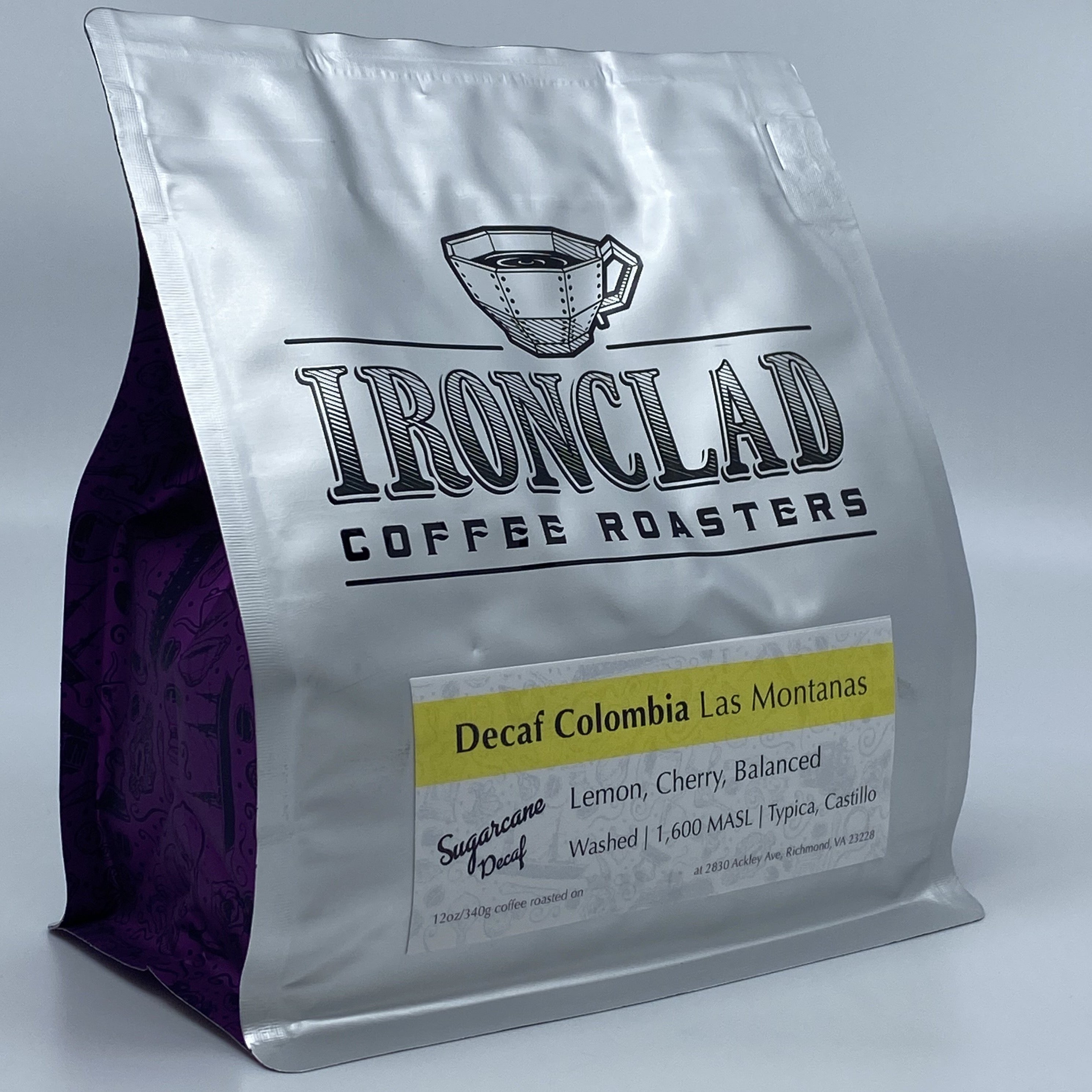 Decaf Colombia Las Montanas — published by Ironclad Coffee Roasters