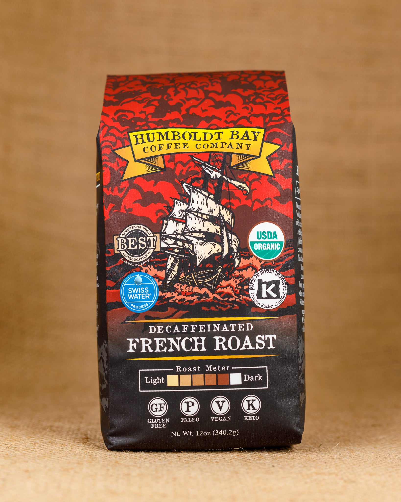Organic Decaffeinated French Roast — published by Humboldt Bay Coffee