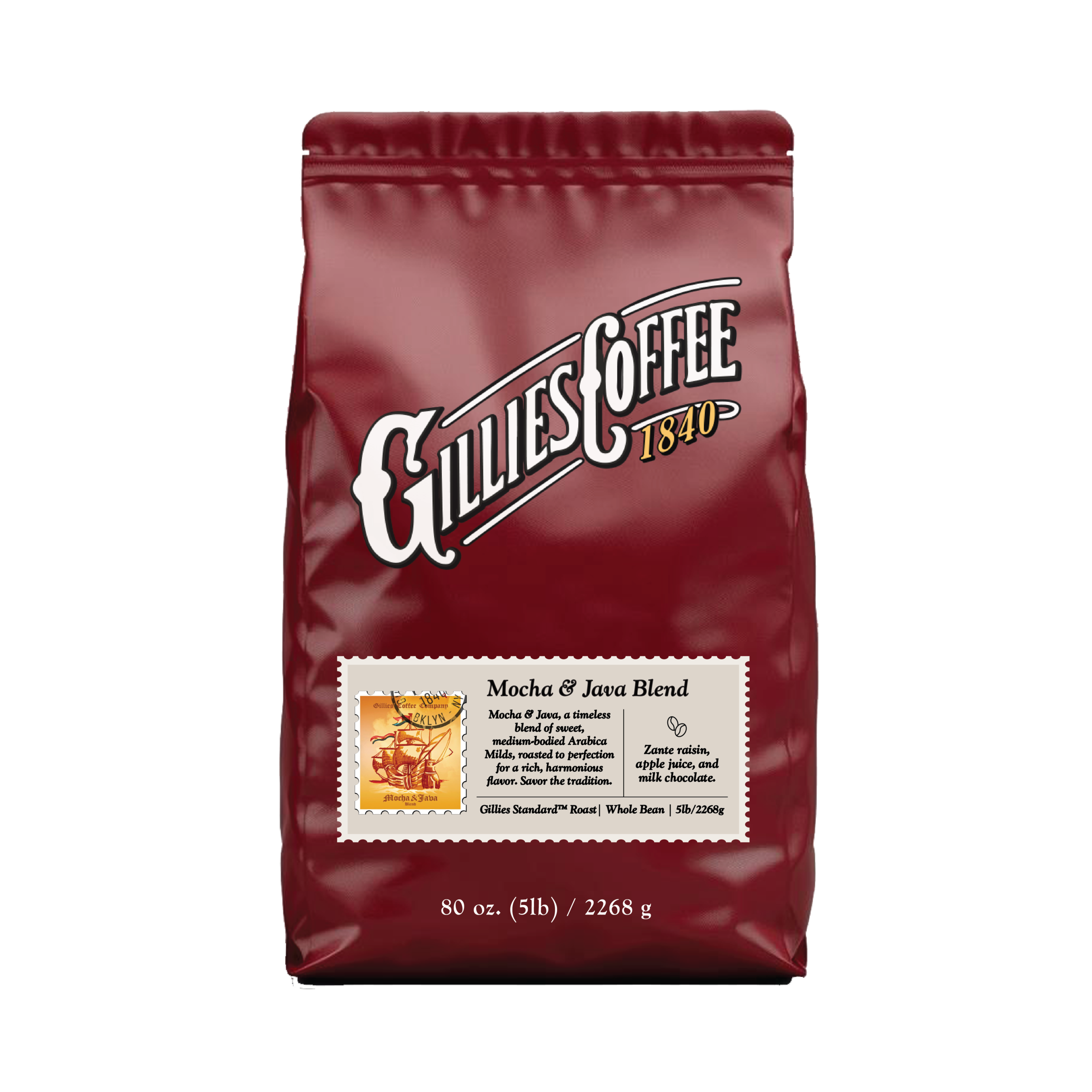 Mocha & Java Blend — published by Gillies Coffee