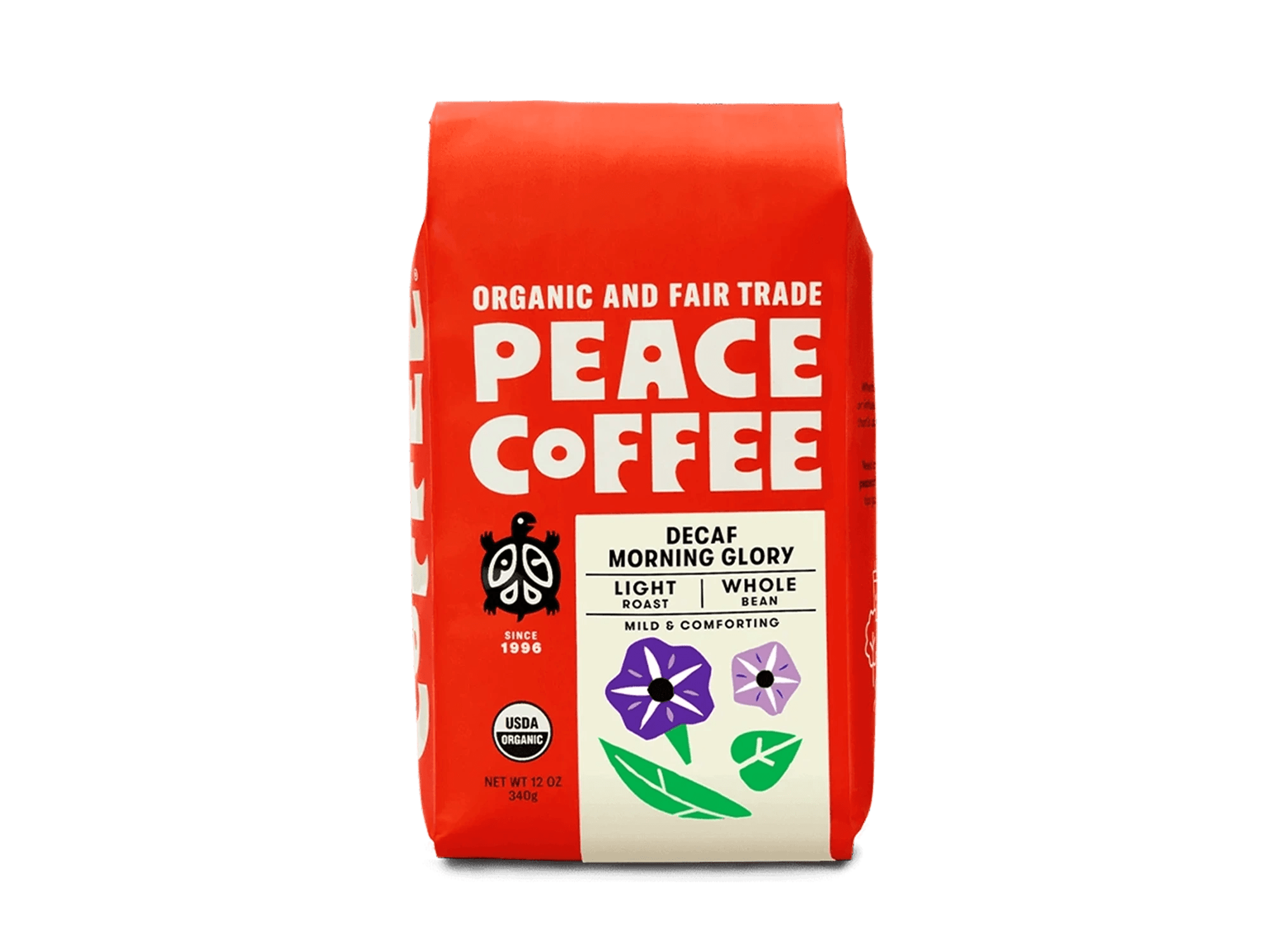 Decaf Morning Glory — published by Peace Coffee