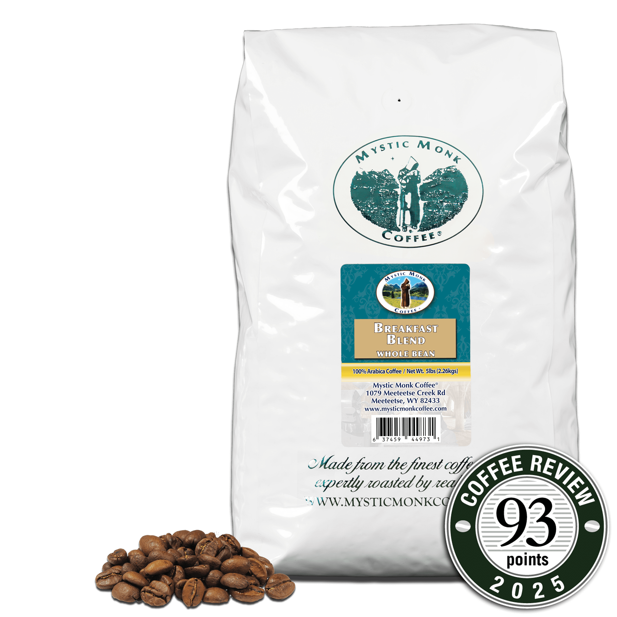 Breakfast Blend 5lb — published by Mystic Monk Coffee