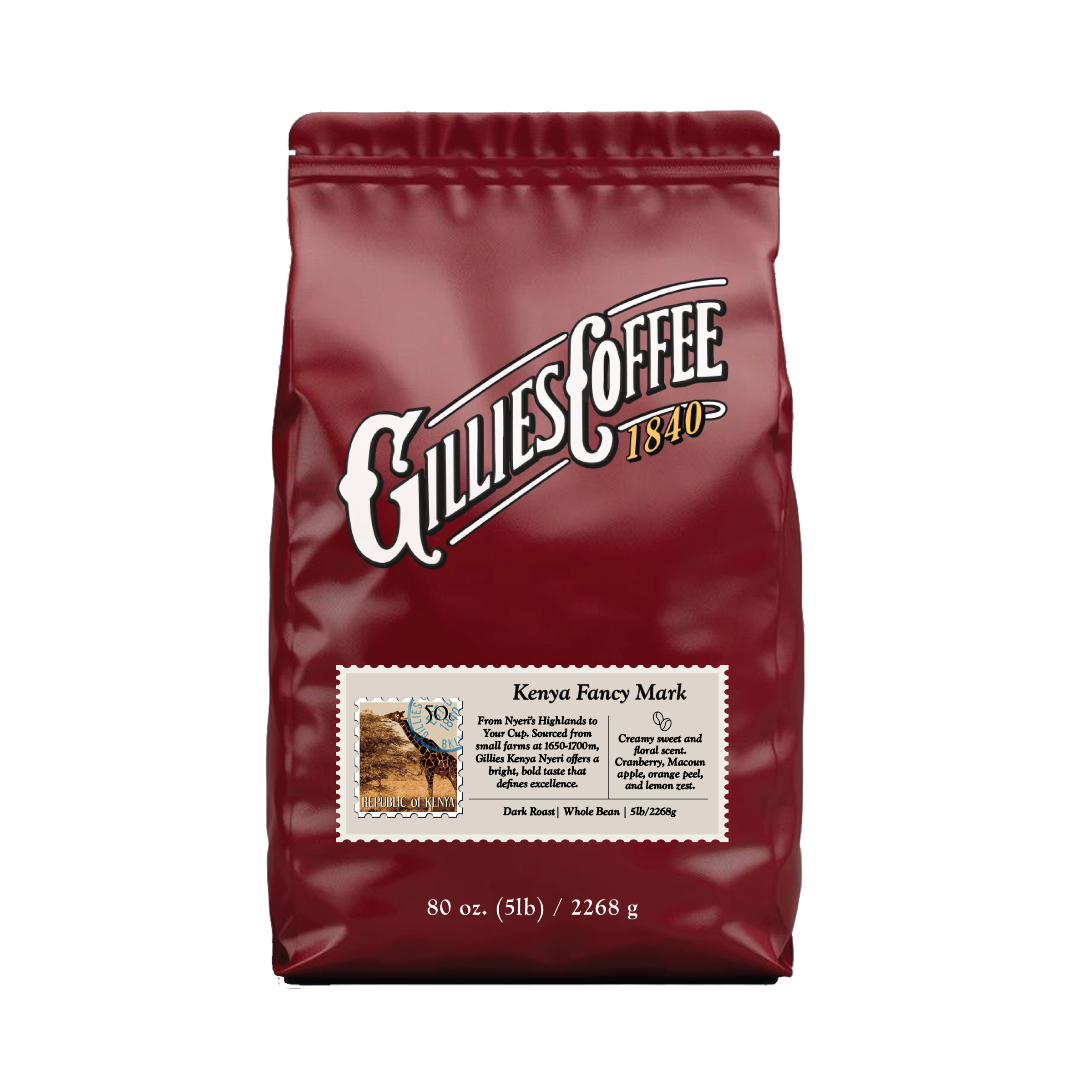 Kenya Fancy Mark — published by Gillies Coffee