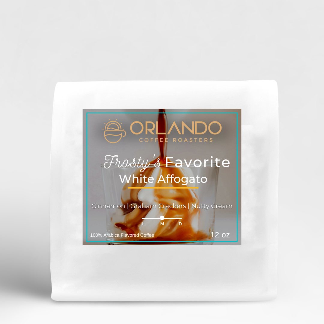 Frosty's Favorite White Affogato Flavored Coffee — published by Orlando Coffee Roasters