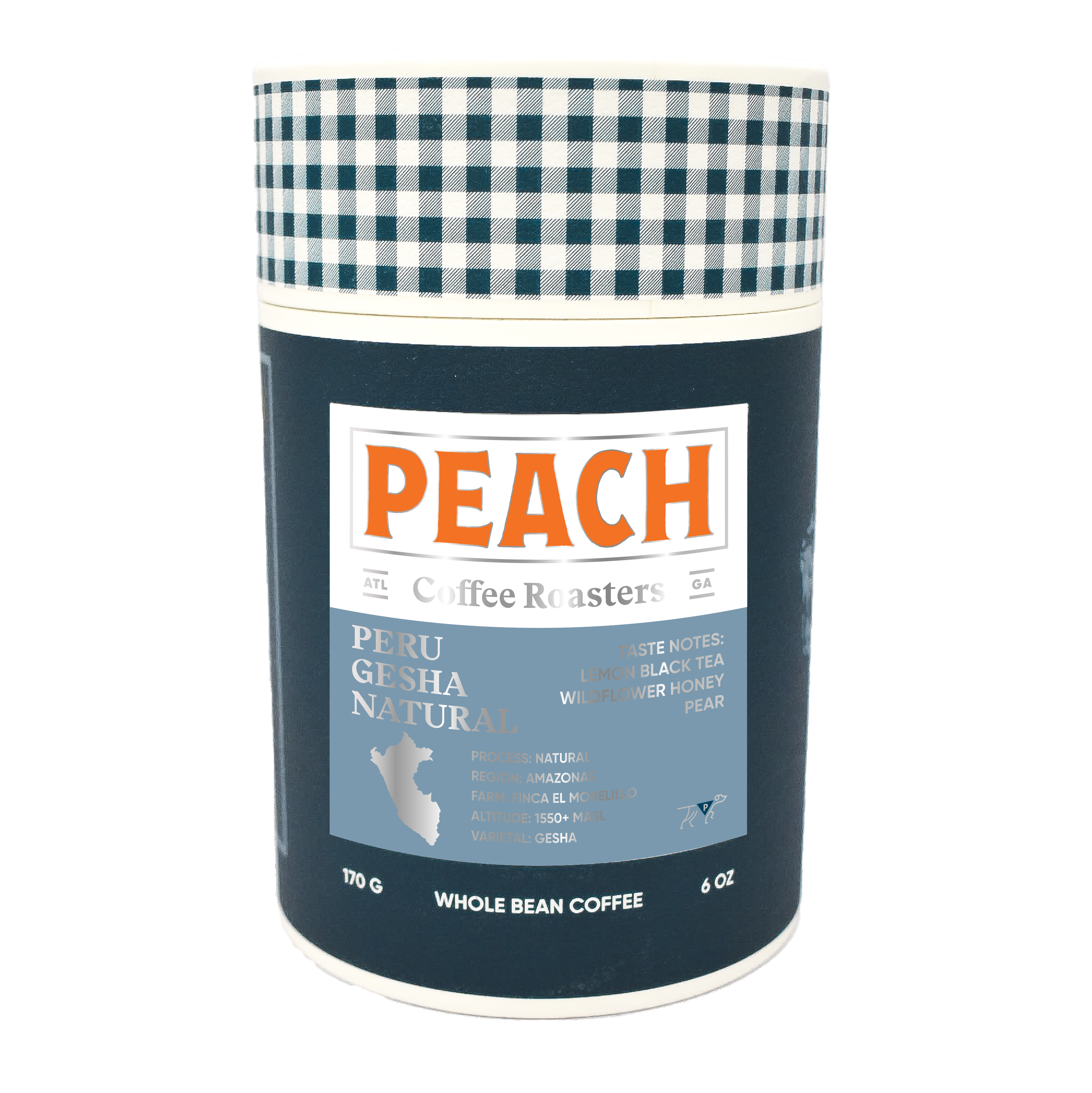 Peru Gesha Natural - Medium-Light Roast - Single Origin — published by Peach Coffee Roasters