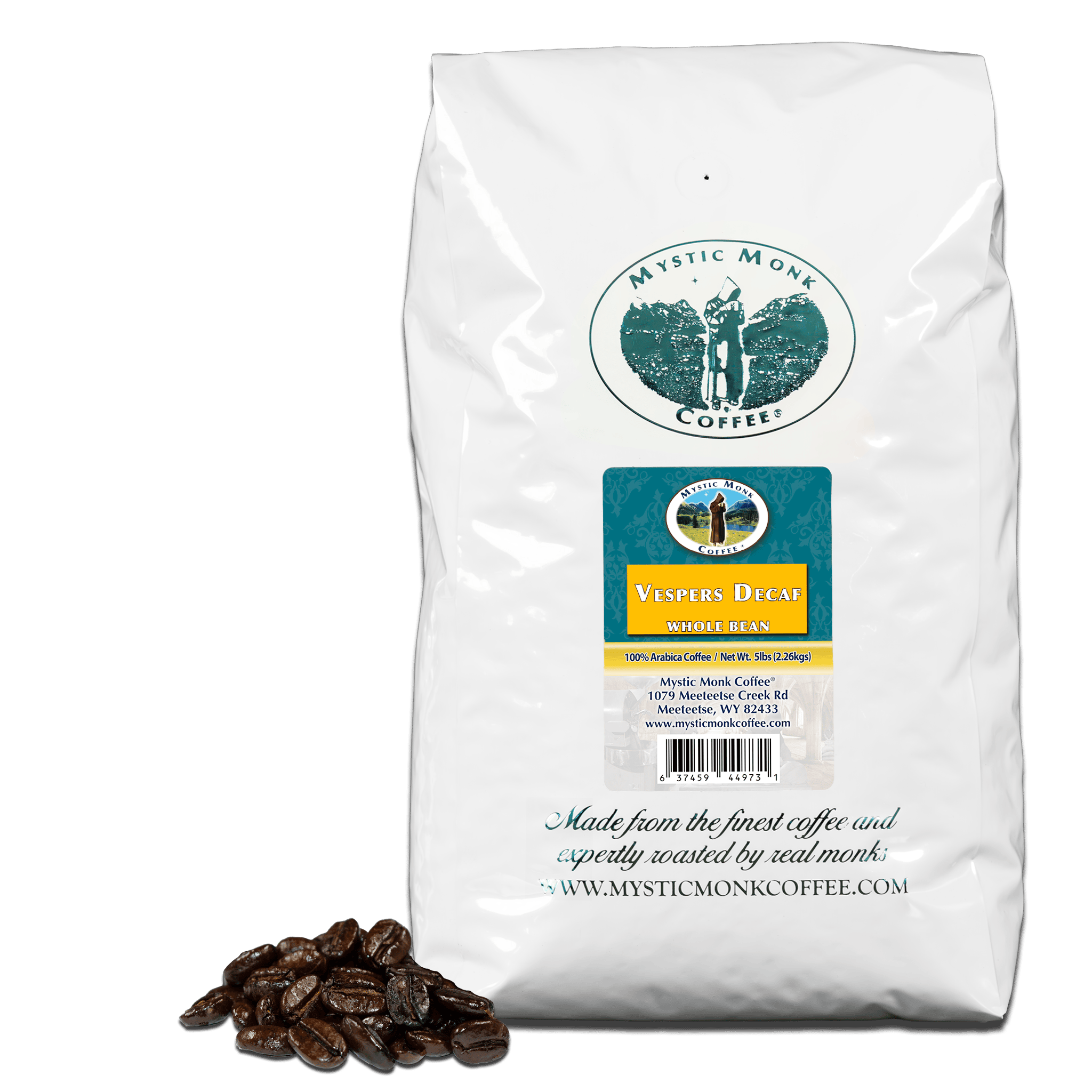 Vespers Decaf 5lb — published by Mystic Monk Coffee
