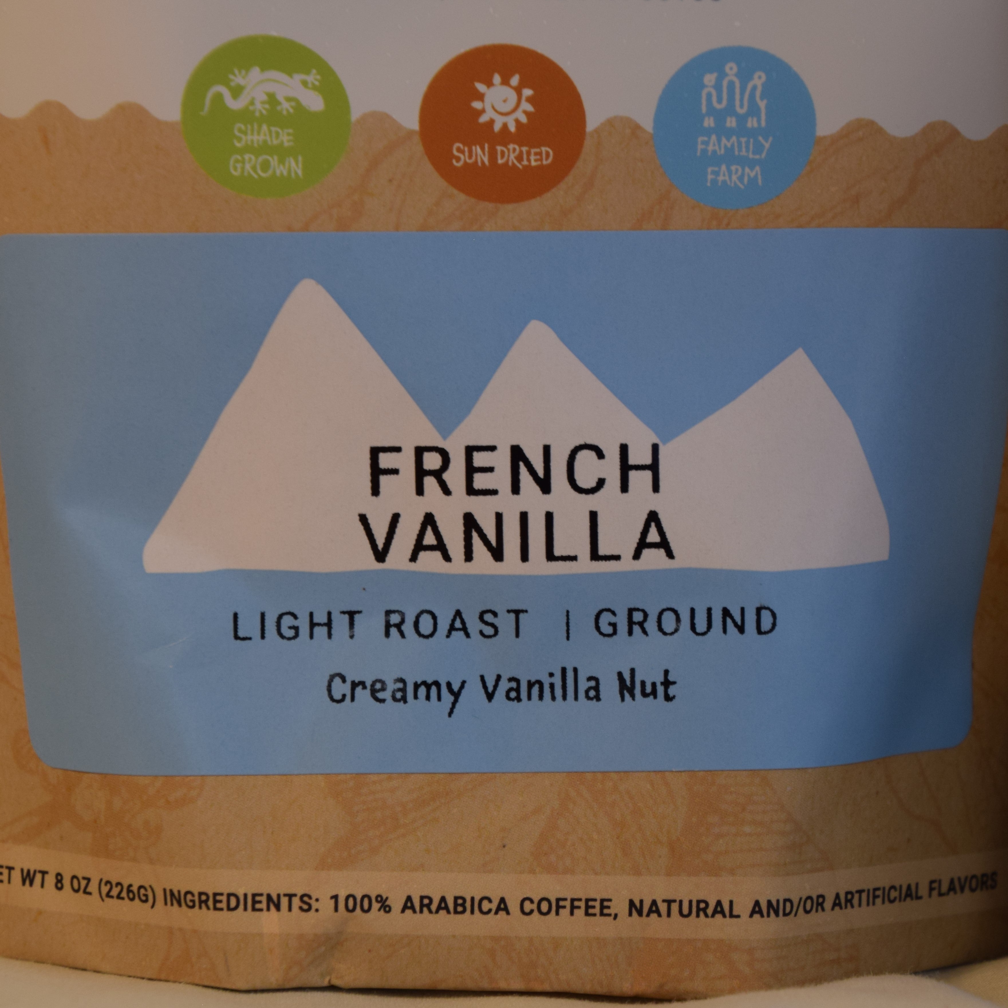 French Vanilla Coffee - 8 oz bag - Fundraiser | Creamy Vanilla Nut — published by Velasquez Family Coffee