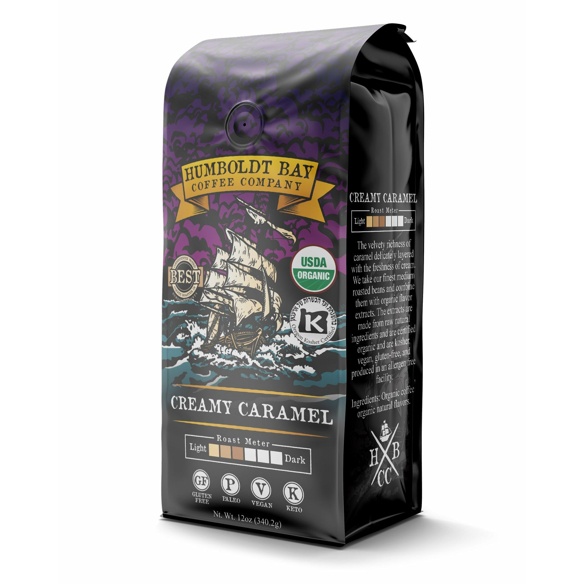 Organic Creamy Caramel — published by Humboldt Bay Coffee