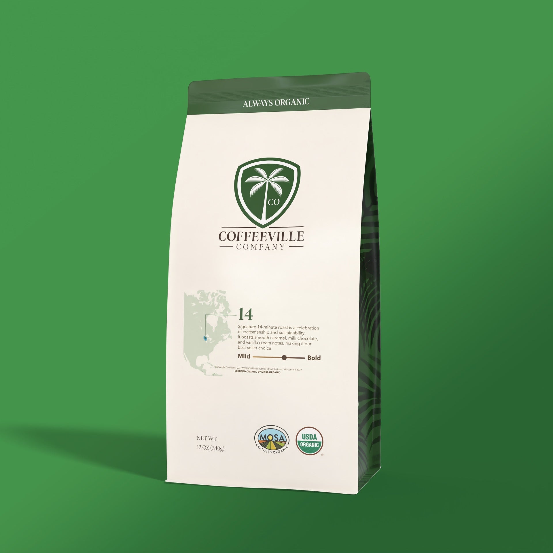 14 Organic Coffee — published by Coffeeville Co
