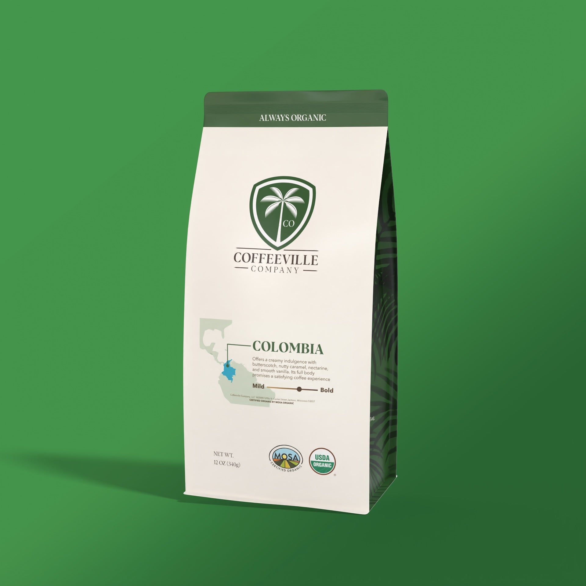 Colombia Organic Coffee — published by Coffeeville Co