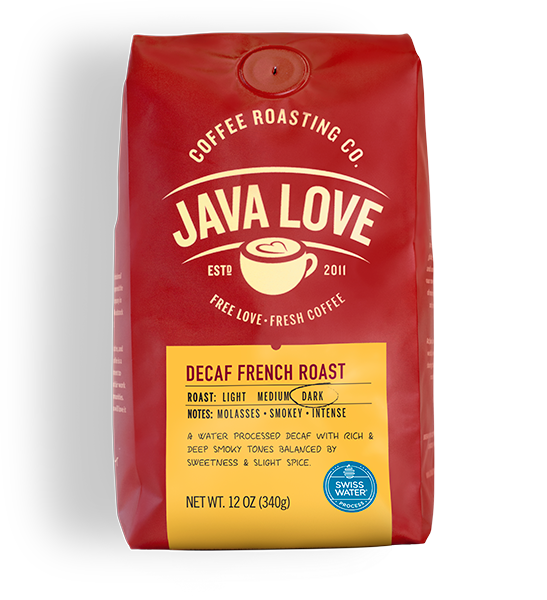 Decaf French Roast Coffee — published by Java Love Coffee Roasting Co.