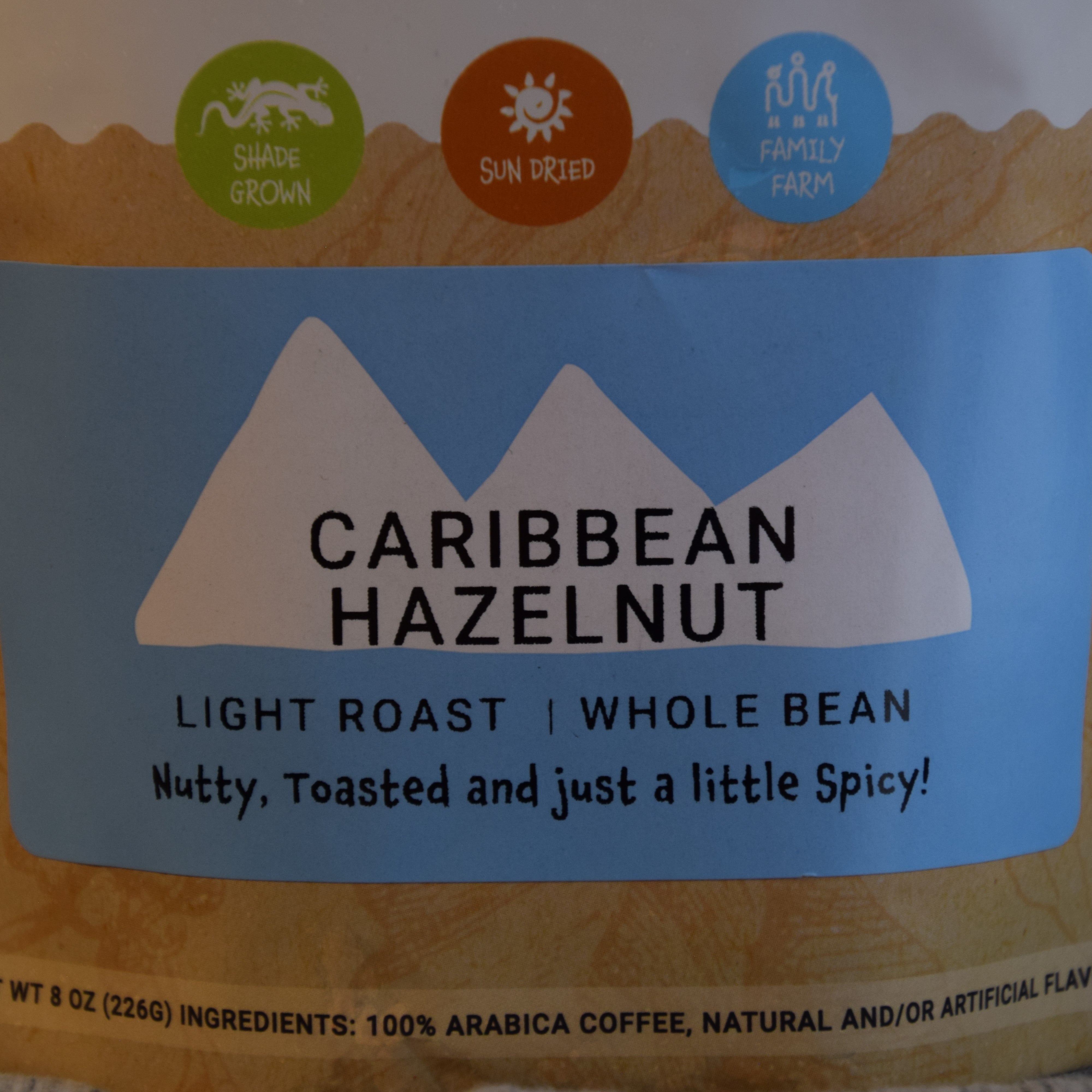 Caribbean Hazelnut Coffee - 8 oz bag Fundraiser | Nutty, Toasted and just a little Spicy! — published by Velasquez Family Coffee