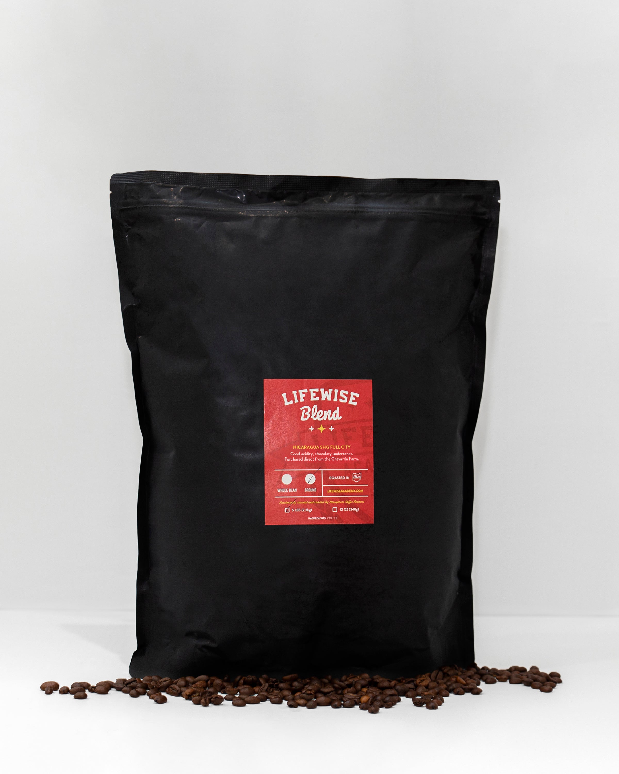 LifeWise Blend - Full City Roast — published by Hemisphere Coffee Roasters