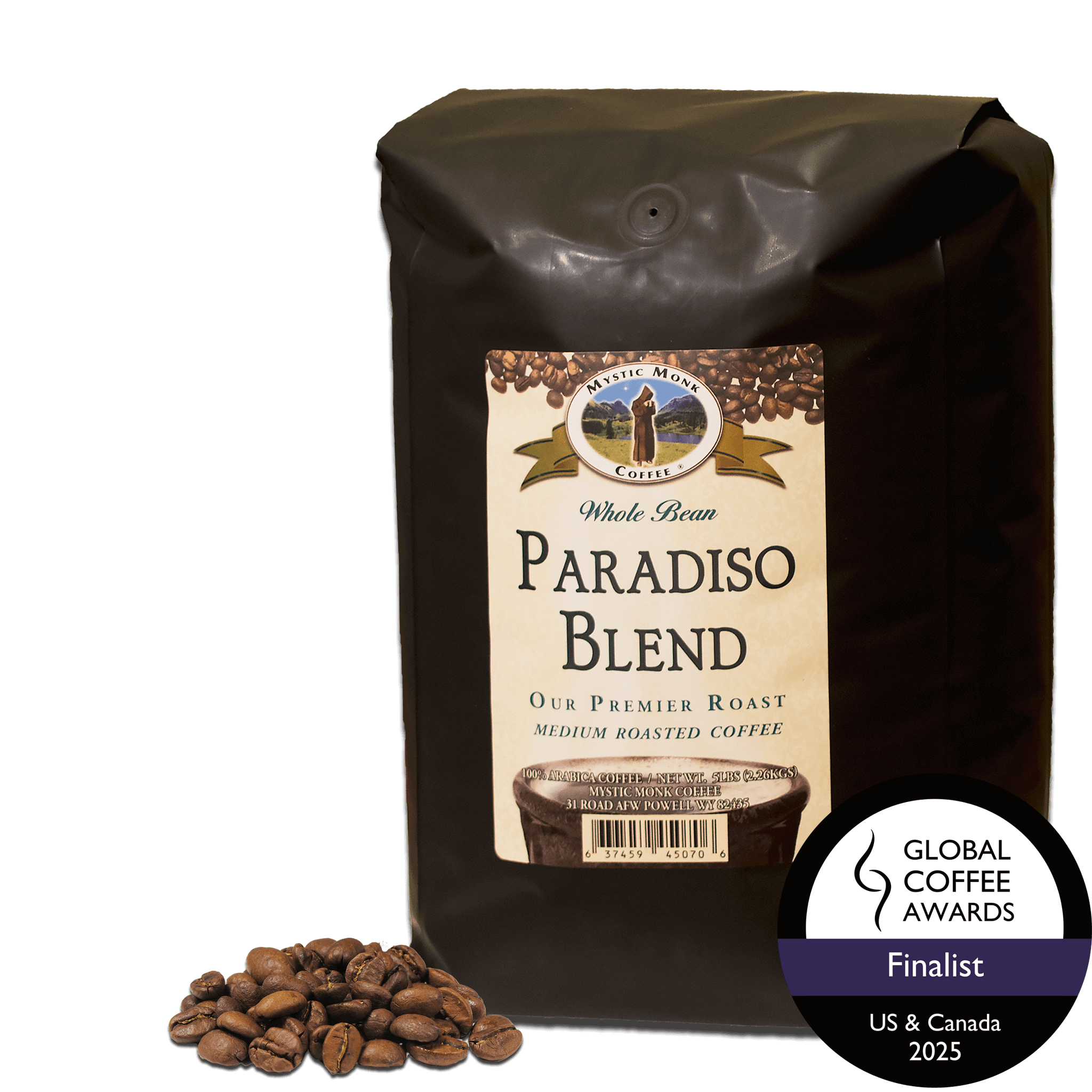 Paradiso Blend 5lb — published by Mystic Monk Coffee