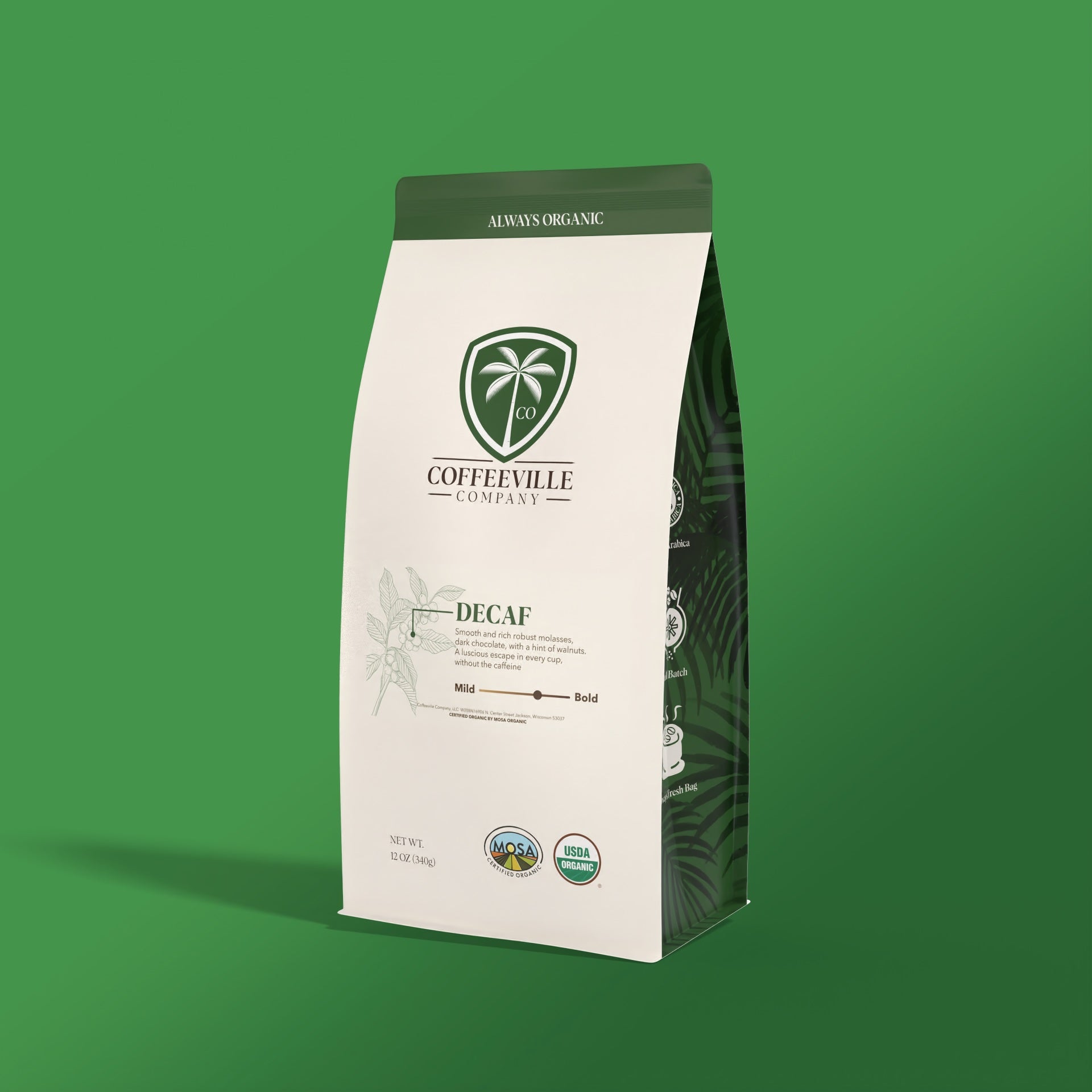 Decaf Organic Coffee — published by Coffeeville Co