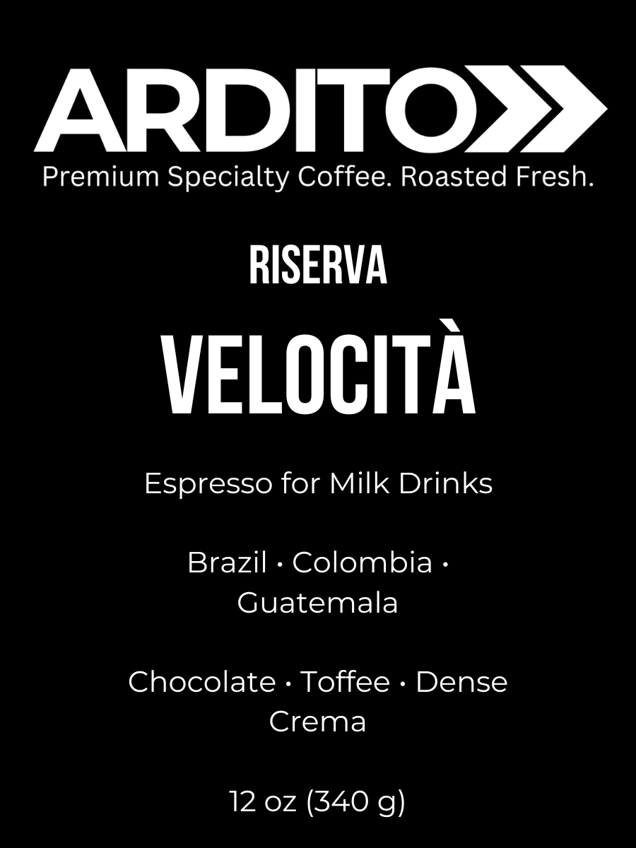 Velocita — photo published by Ardito Coffee Roasters